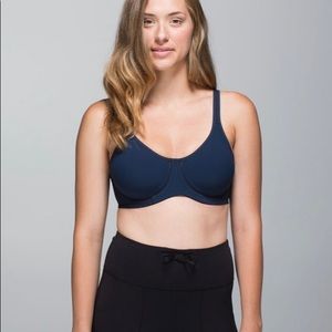 Blue lululemon bra - 34A